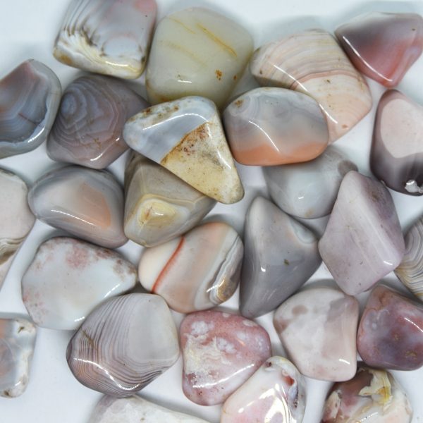 pink agate tumbled72